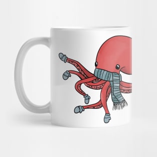 Winter Fun Octopus Mug